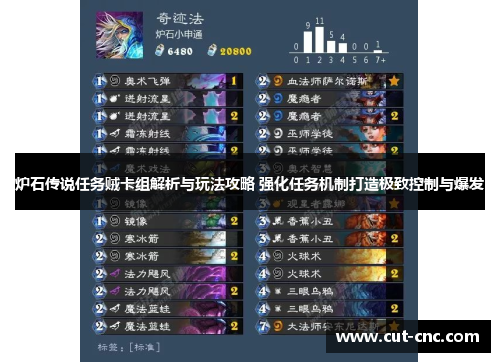 炉石传说任务贼卡组解析与玩法攻略 强化任务机制打造极致控制与爆发